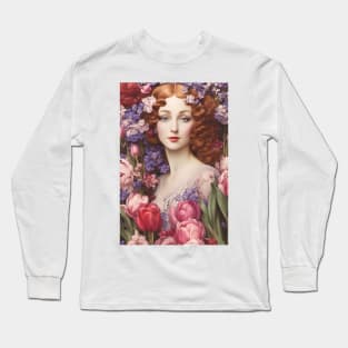 Lady Tulip Long Sleeve T-Shirt